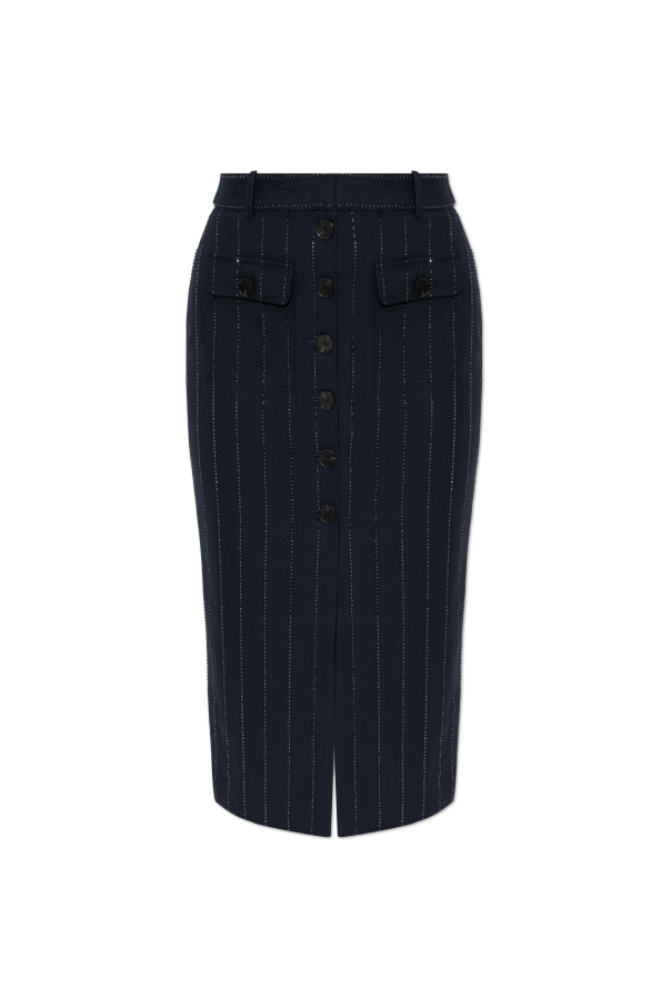 スカート SELF-PORTRAIT Woman Skirt Blue PF24131SK NAVY Self-Portrait Outlet: Skirt woman - Blue | Self-Portrait